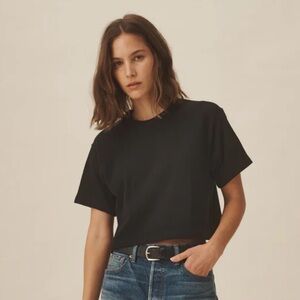 Buck Mason Field-Spec Boyfriend Crop Tee